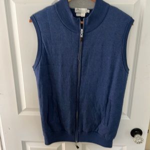 Peter Millard sweater vest blue